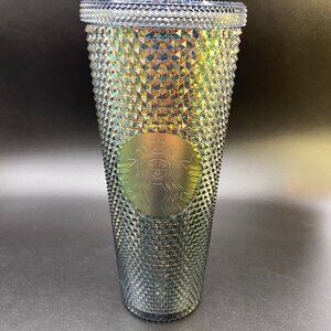 Starbucks Black Gold Iridescent Studded Tumbler 24 oz Limited Edition 2020